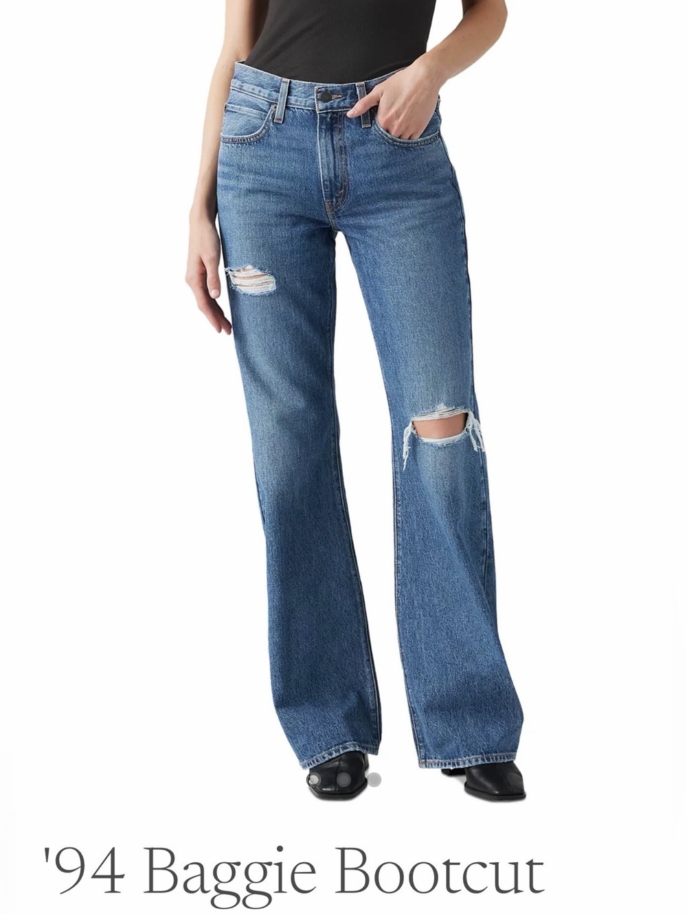 Levi’s 94 baggy Bootcut jeans sz 26 gently used